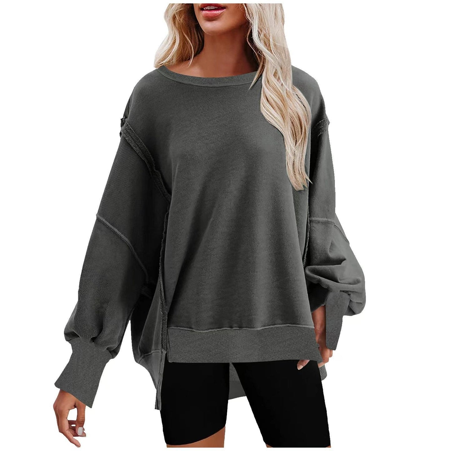 Womens Oversized Crewneck Sweatshirts