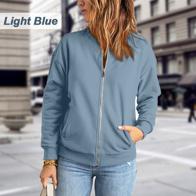 ⏳Women's Casual Zippered Jacket