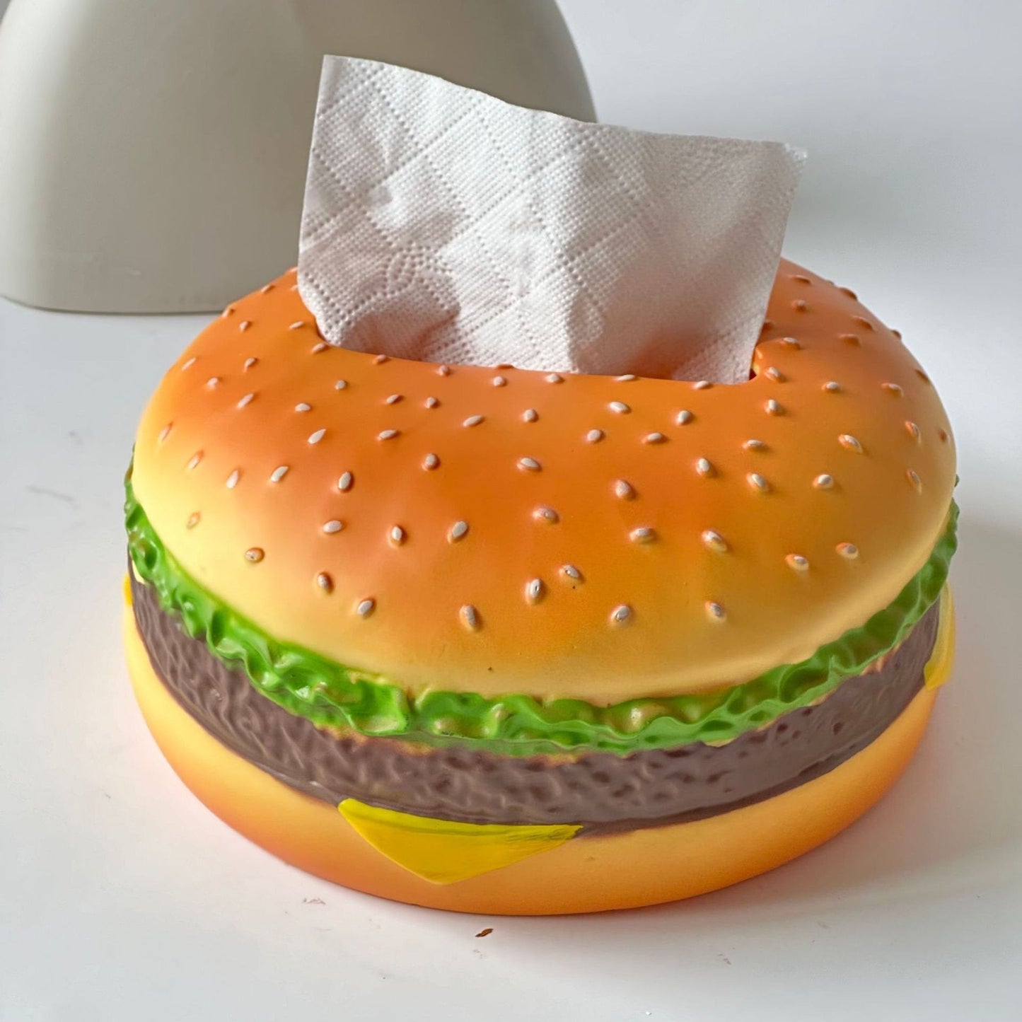 🔥Funny Hamburger Tissue Box