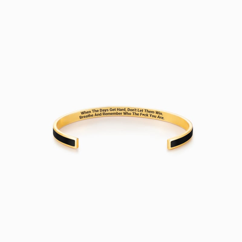🎁DON'T LET THE HARD DAYS WIN COLOR BANGLE