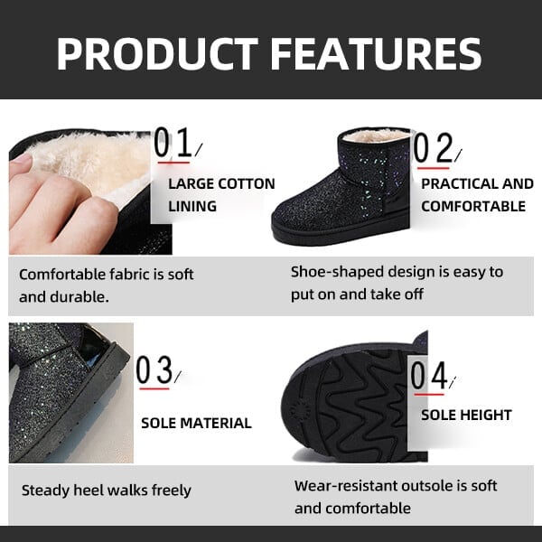 👢Diamond Waterproof Shoes Boots 🎄Christmas Sale🎄