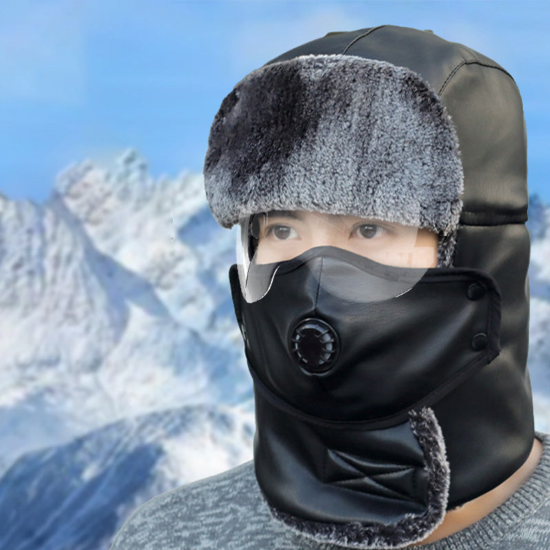 Windproof Warm Riding Mask with Anti-Fog Lenses