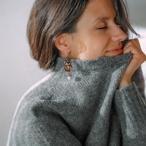 Vintage Beetle Bug Earrings