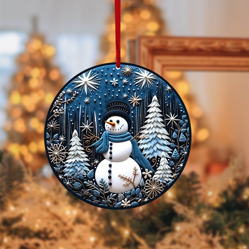 Beautiful Blue Christmas Ornaments