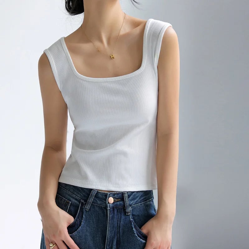 Ribbed Knit Tank Top [Buy 1 Free 1]