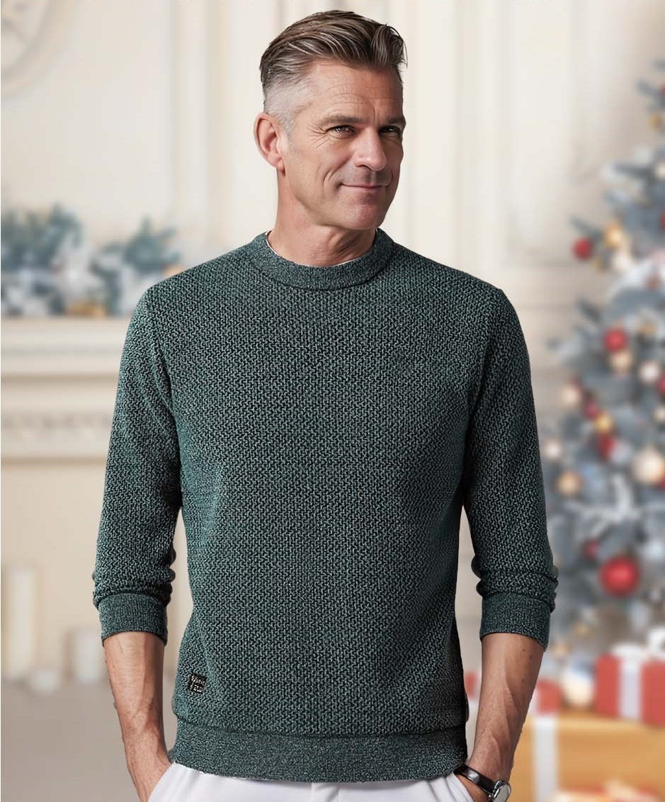 ⏳Men's Warm Cozy Lined Crewneck Top🎁Ideal Gift