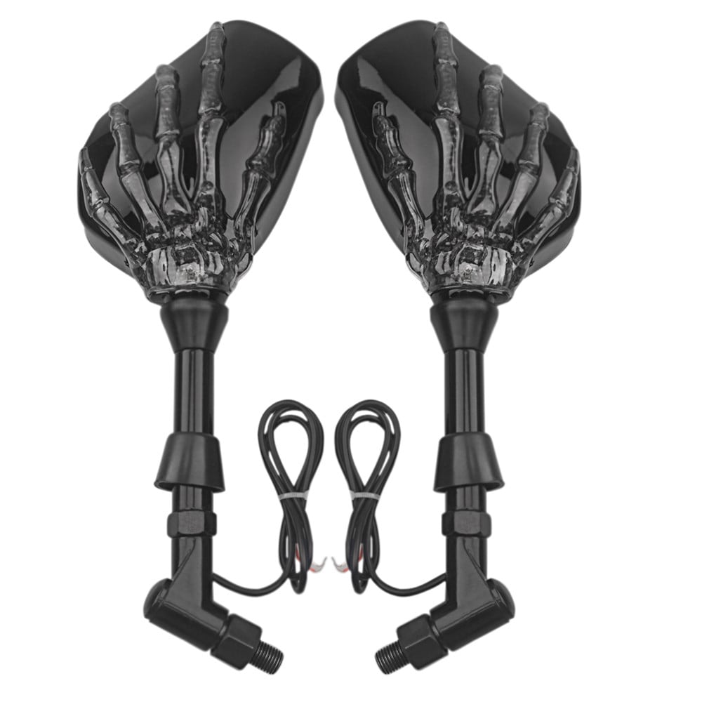 LED ghost claw rearview mirror