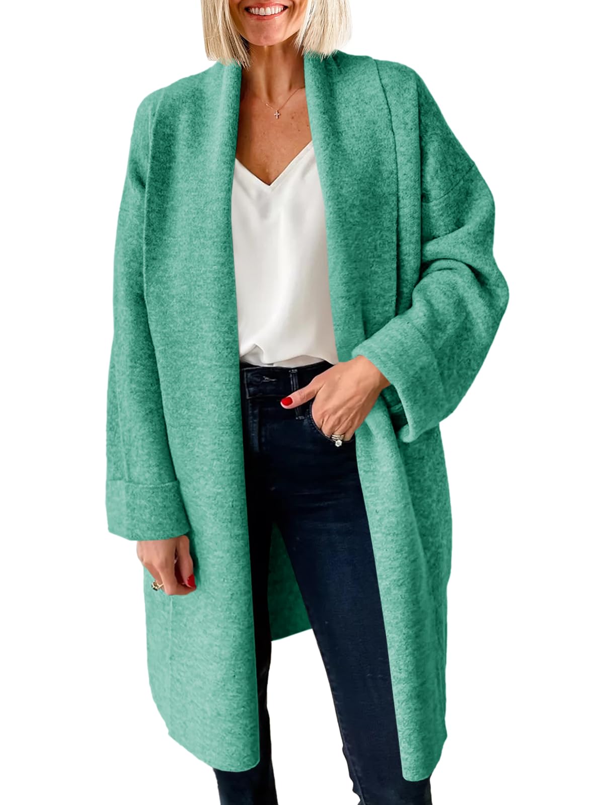 Women's Long Cardigan Sweater Knitted Coat