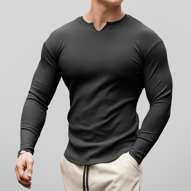 SNUG FIT COTTON SHIRT