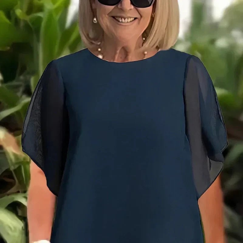 🥰Charming Irregular Top and Wide Leg Pants Set