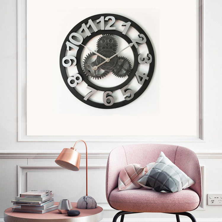 Father's Day Gift-Wooden Vintage Wall Clock
