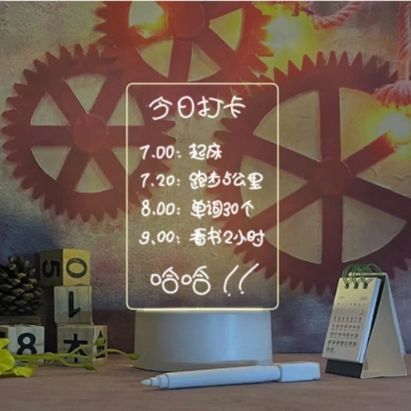 🔥NOTE BOARD CREATIVE LED NIGHT LIGHT