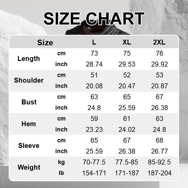 Fashionable Stand-collar Thickened Warm Leather Jacket