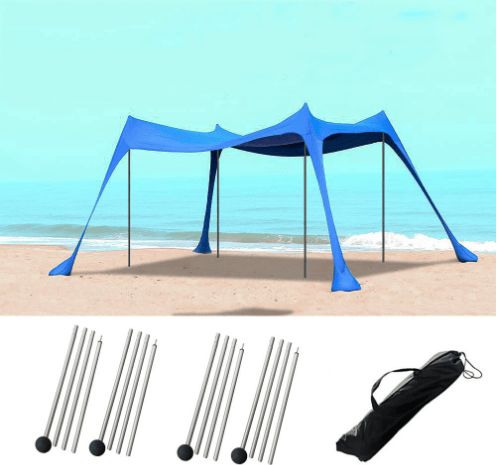 Seaside beach canopy beach sand digging tent