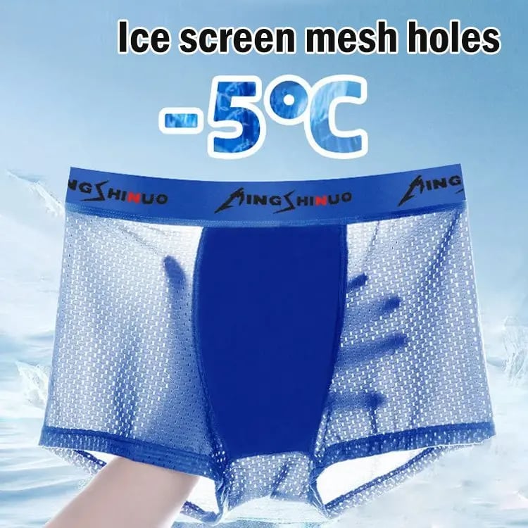 🎅Men's frozen silk boxer shorts