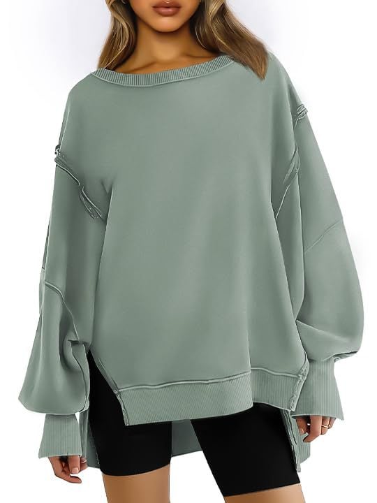 Womens Oversized Crewneck Sweatshirts