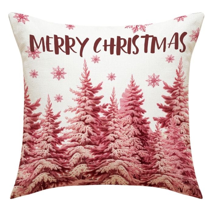 New Pink Christmas Pillow Covers-New Christmas Home Products