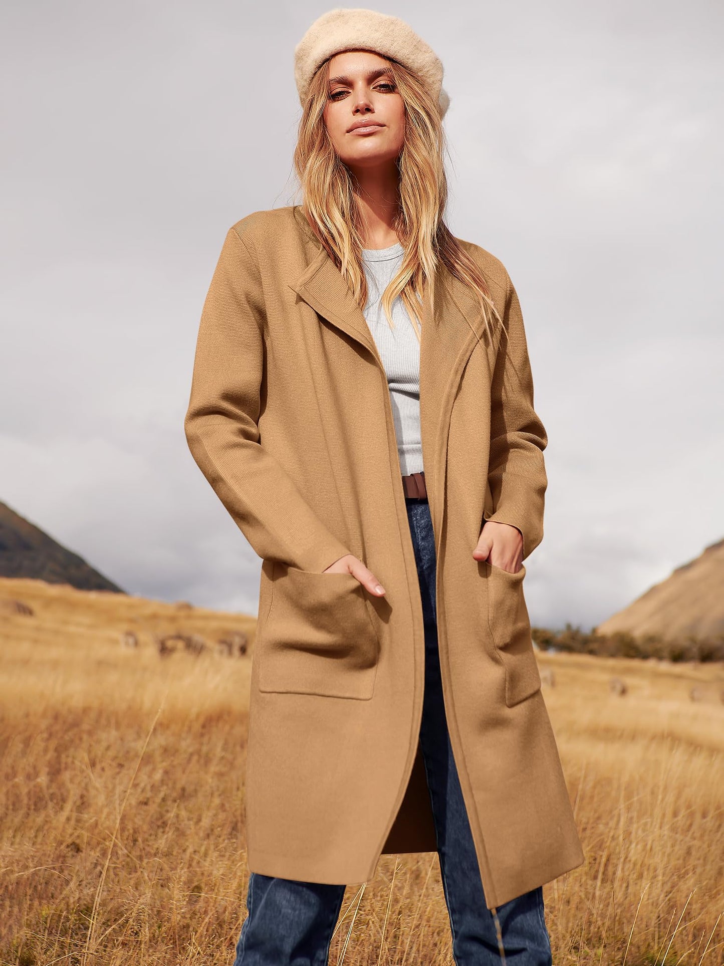 New Style Lapel Top Coat