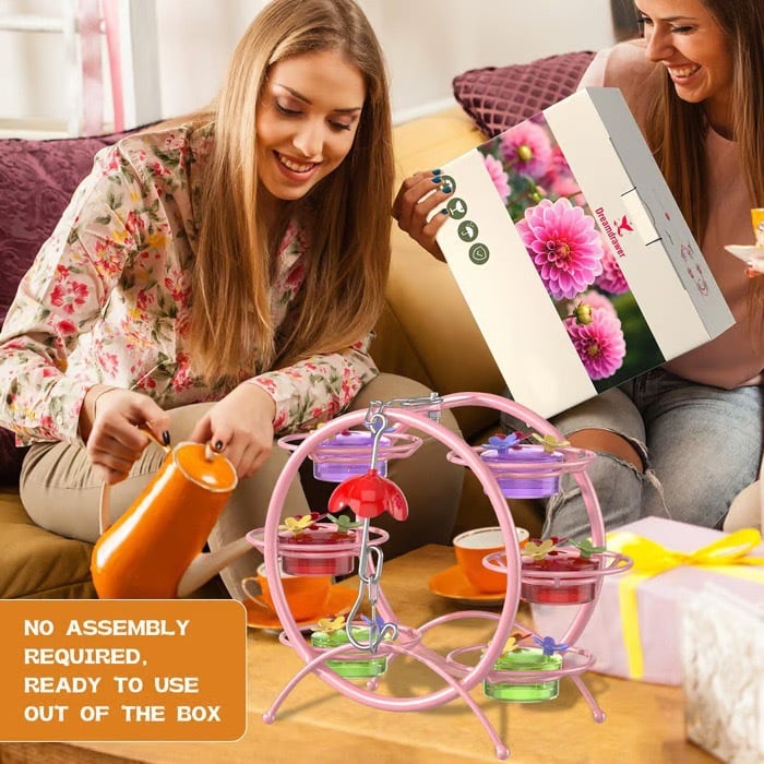 💖Pinwheel-Shaped Outdoor Hummingbird Feeder