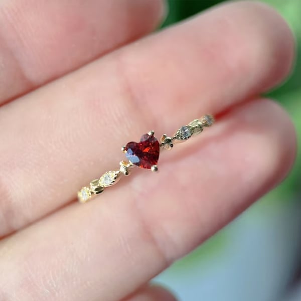 💝Take Time For Yourself Heart Ring💗