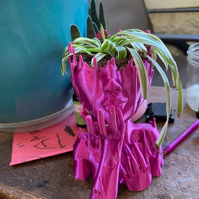 Goddess Head Planter for Home Decor Bedroom Decor Plant Pot