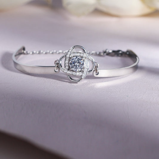 FOR FRIEND - I LOVE YOU DIAMOND KNOT BRACELET