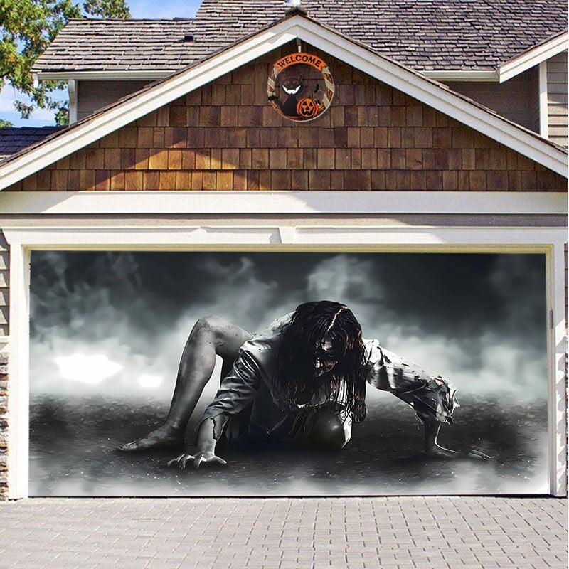Halloween  Garage Door Decoration