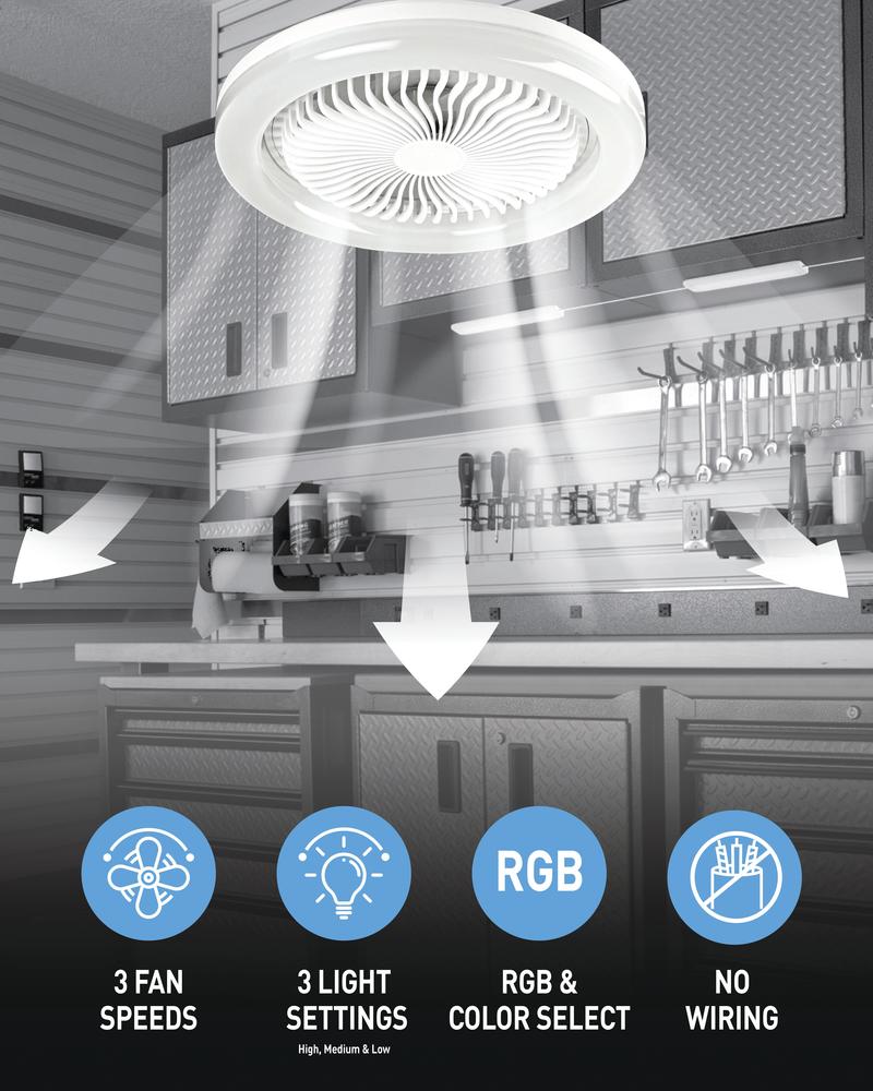 New Remote Control Fan Light