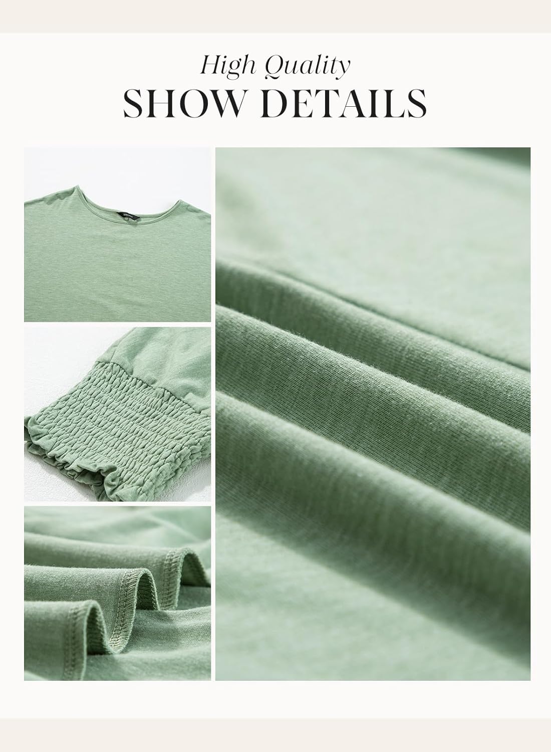 ⏰Hot Sale-2024 Fall Tops 3/4 Sleeve T-Shirts Cute Crewneck Tees Blouses