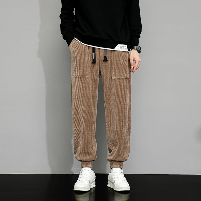 Velour Casual Corduroy Trousers