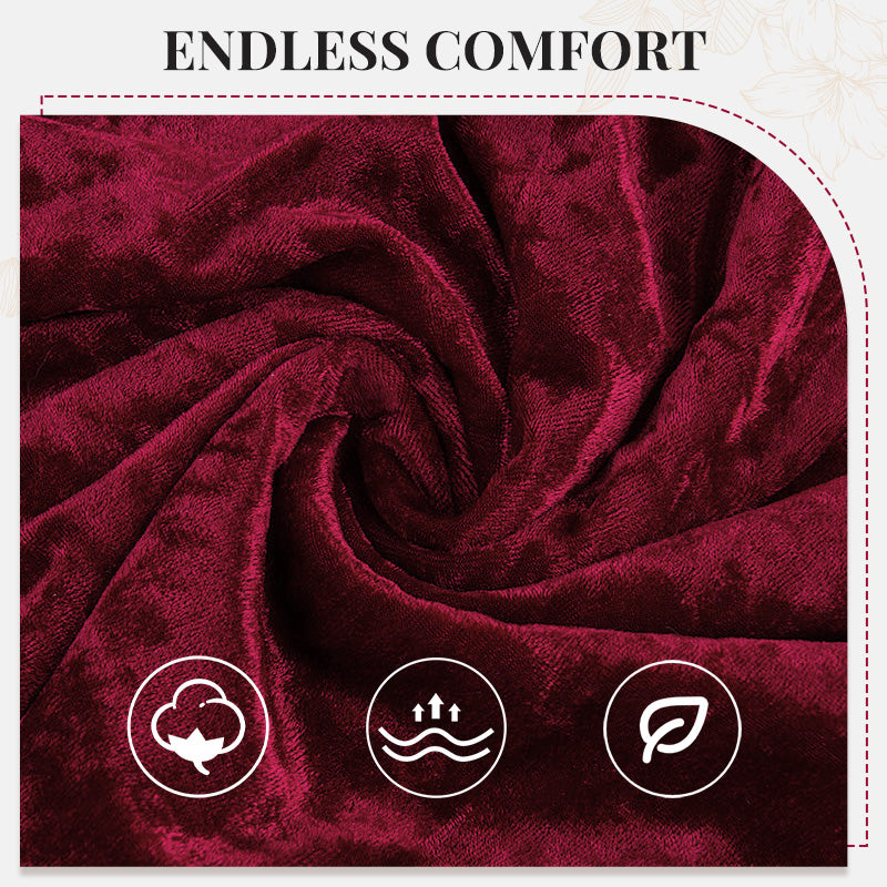 🎄Women's Square Neck Velvet Babydoll Dresses with Tie-Back