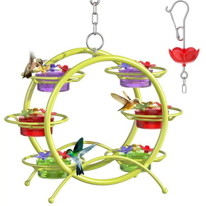 💖Pinwheel-Shaped Outdoor Hummingbird Feeder