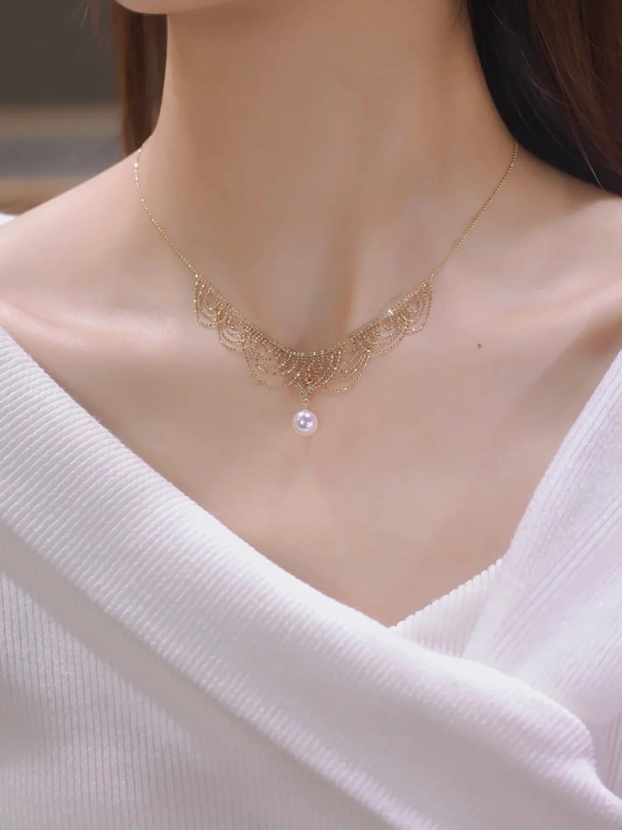 Amelia Necklace | 24k Gold Plated