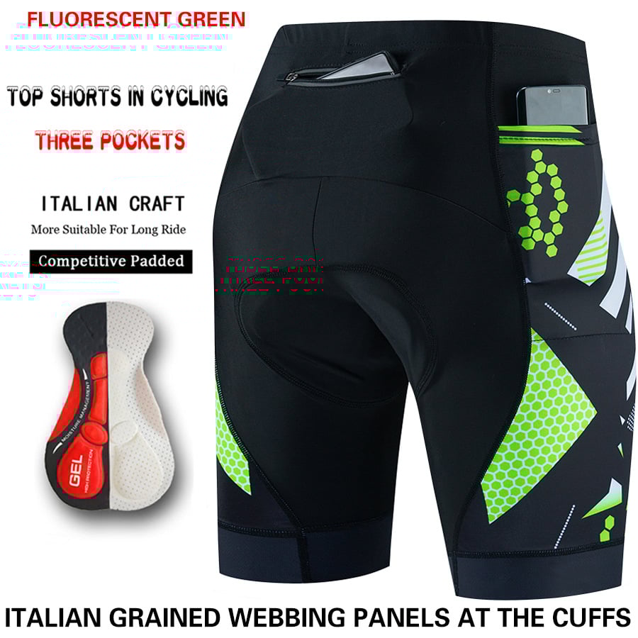 Cycling Silicone Padded Quick-Drying Cycling Shorts