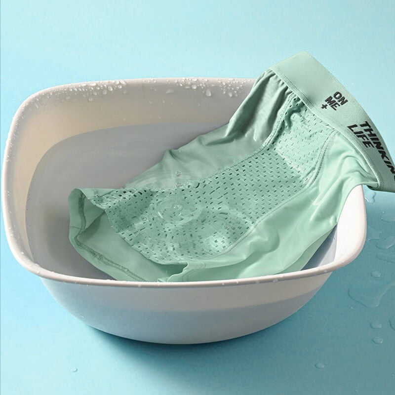 🔥Men's Ice Silk Breathable Mesh Boxer Briefs(4 Piece Set)