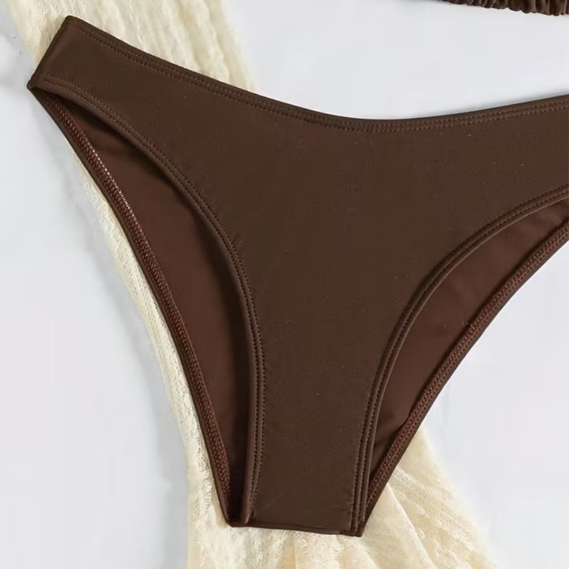 🔥👙Long-sleeved blouse, beach skirt, bikini set, four-piece set