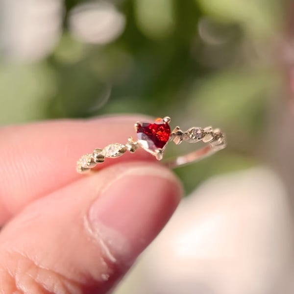 💝Take Time For Yourself Heart Ring💗