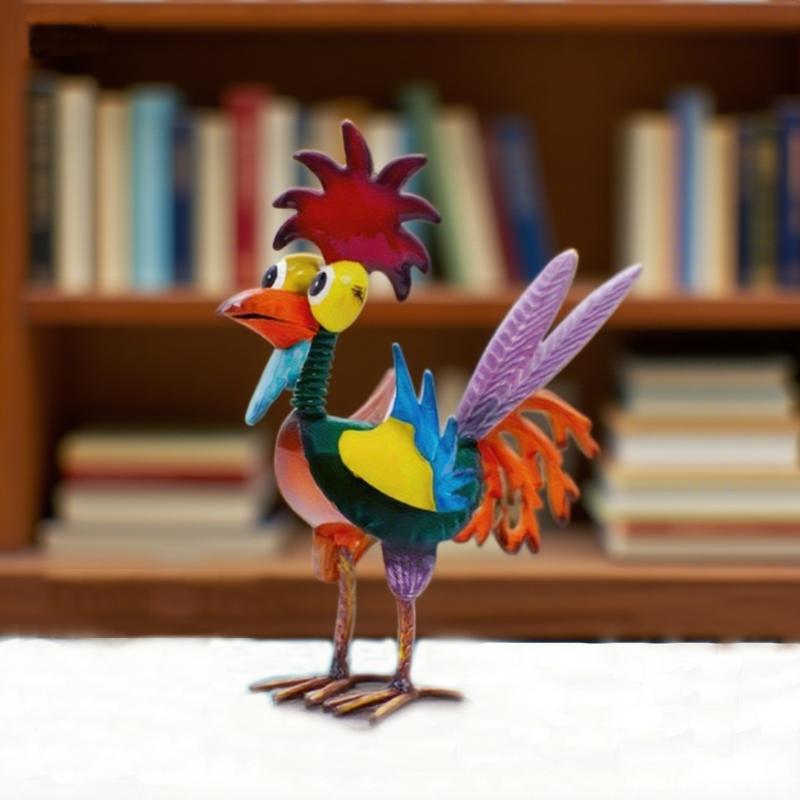 Metal-rooster Outdoor Statue