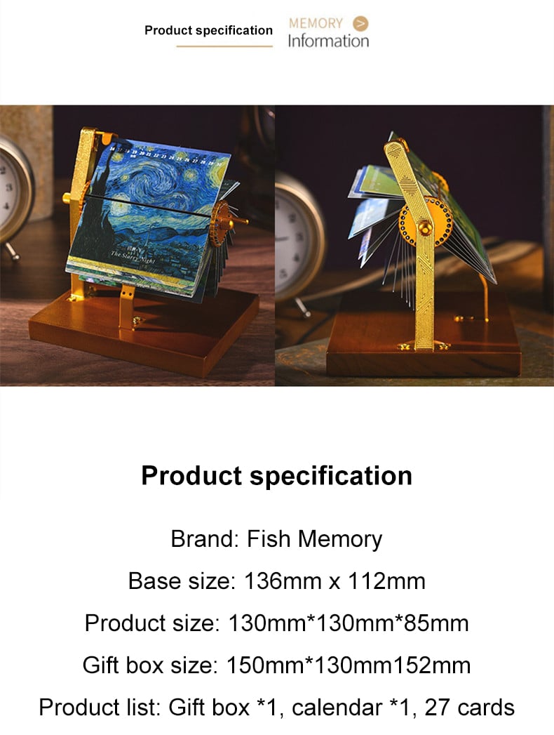 2024 Hand Remote Mechanical Calendar🔥