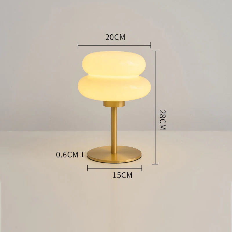 Retro Egg Tart Table Lamp