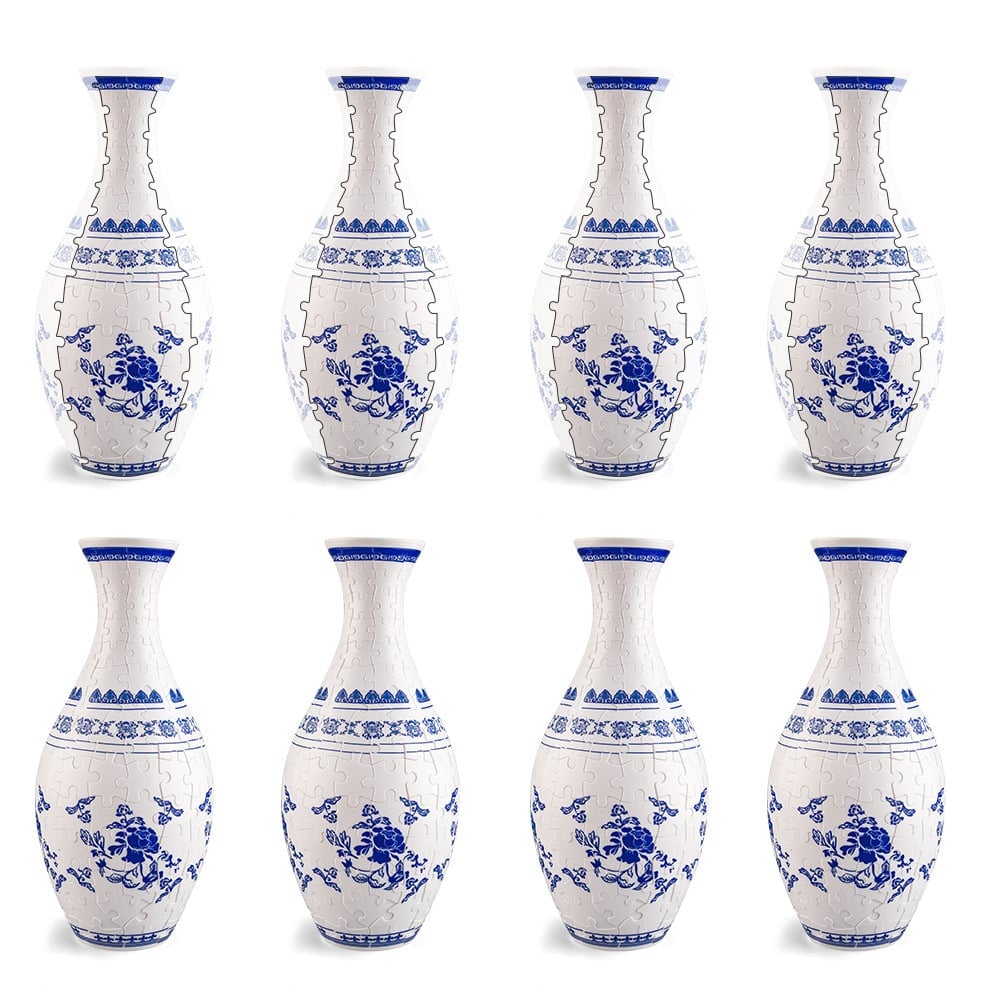 🎄3D Art Puzzle Vase