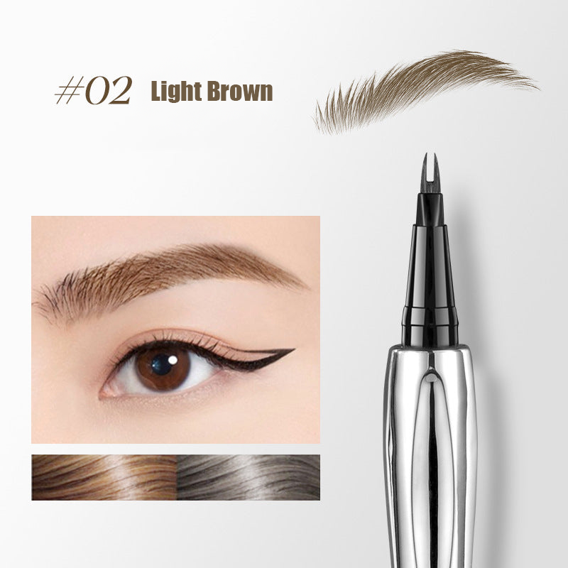 💖 Upgraded Natural Waterproof Eyebrow Pen with Microfine Tip
