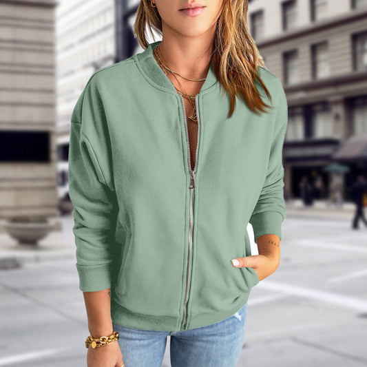 ⏳Women's Casual Zippered Jacket