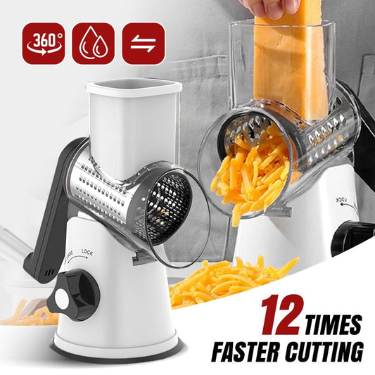 🔥Multifunctional Manual Rotary Grater & Chopper