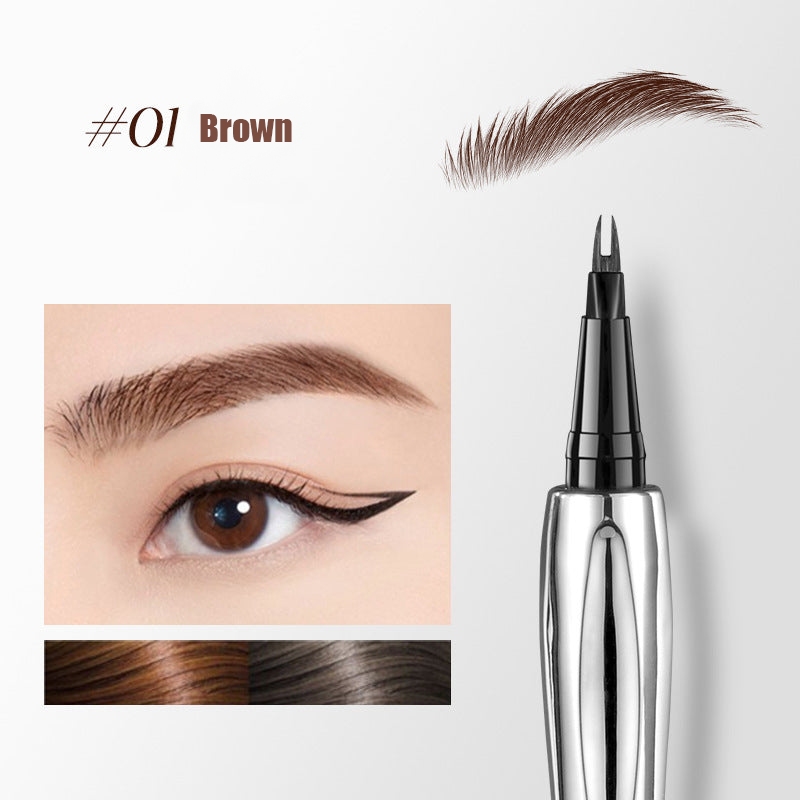 💖 Upgraded Natural Waterproof Eyebrow Pen with Microfine Tip