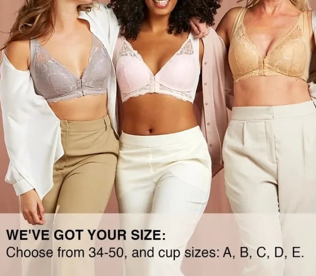 🔥Front Closure 5D Shaping Push Up Bra