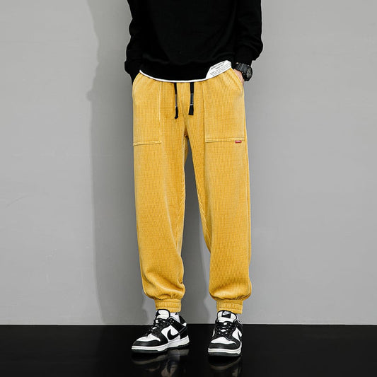 Velour Casual Corduroy Trousers