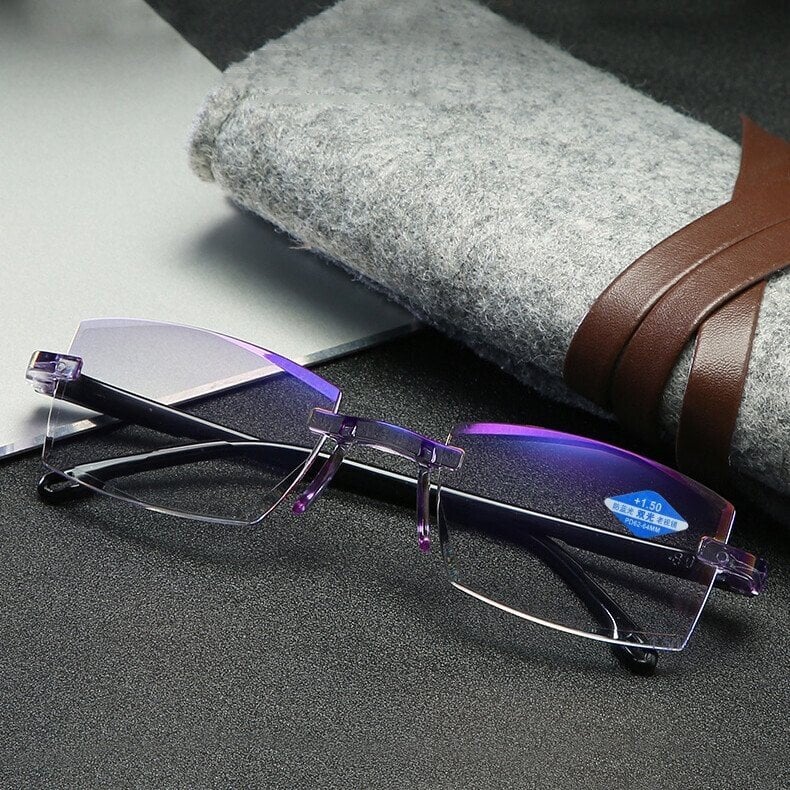 👓Sapphire High Hardness Anti-blue Progressive Far And Near Dual-Use Reading Glasses