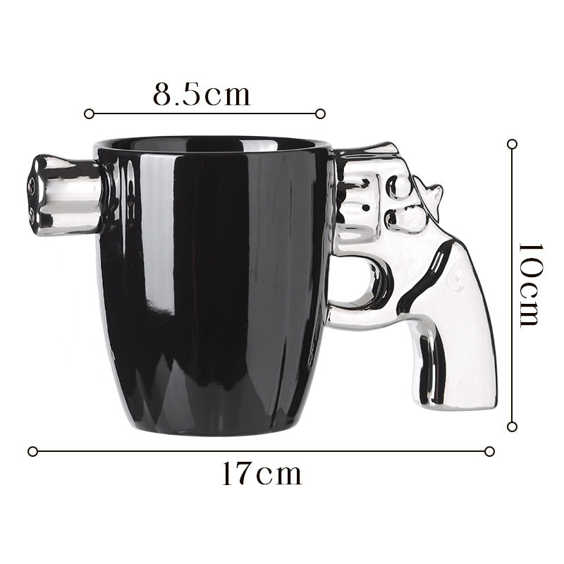 🔥Creative Novelty Coffee Mug with Revolver Handle