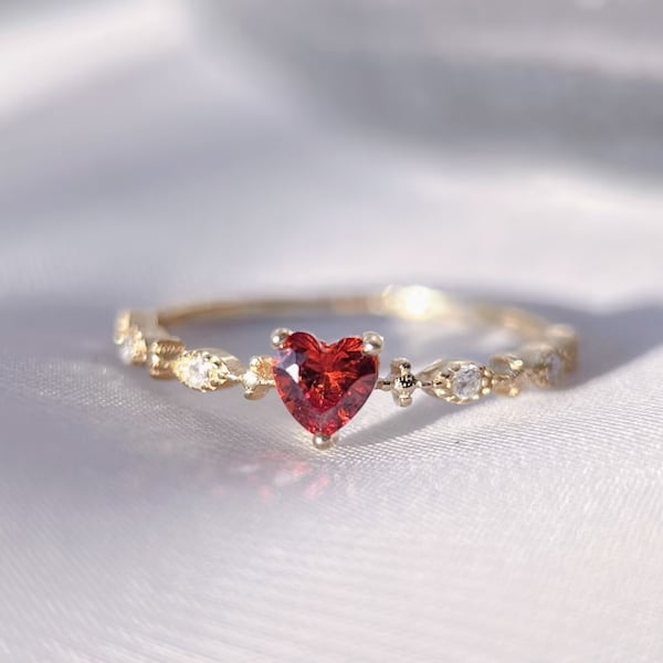 💝Take Time For Yourself Heart Ring💗
